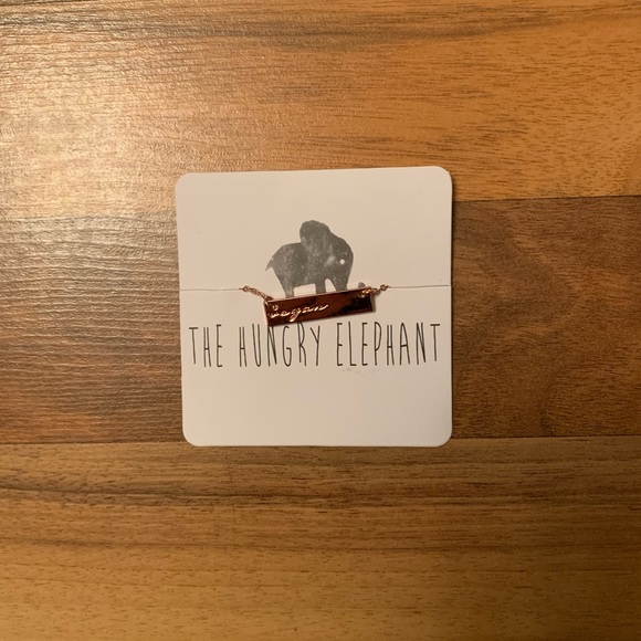 ✨Host Pick✨The Hungry Elephant Reversible Engraved Vegan Bar - Picture 3 of 4